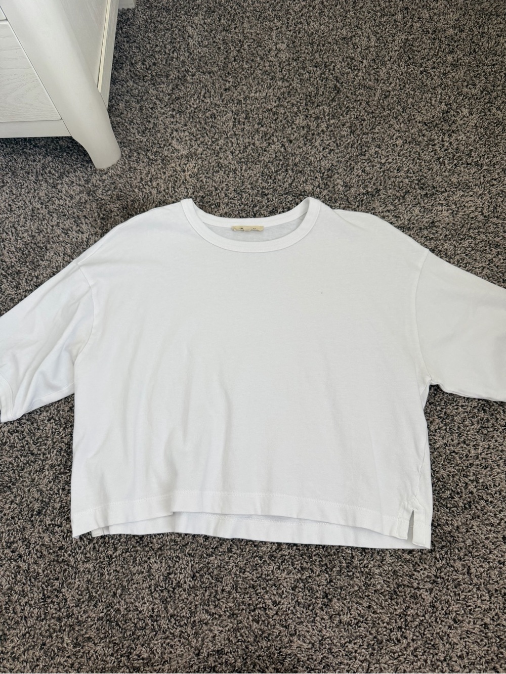 Madewell White Crewneck Oversized Top